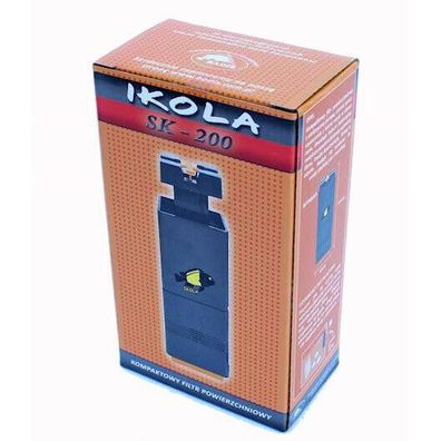 IKOLA IKU SK-200 Skimmer Kompakter Oberflächenfilter mit Elektropumpe