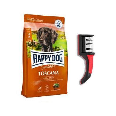 12,5kg Happy Dog Supreme Sensible Toscana + Gratis Messerschärfer 3-Stufen