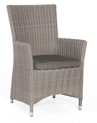 Ikarus Sessel Kunststoffgeflecht Stone-Grey