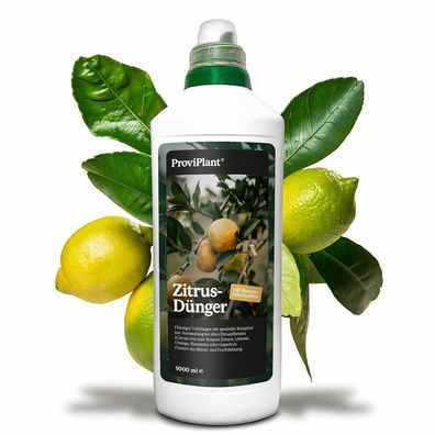 ProviPlant Zitrusdünger - 1 Liter Spezialdünger Zitronen Orangen Limone Zitrus