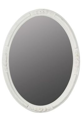 Ovaler Spiegel Beyzawi II Holz White