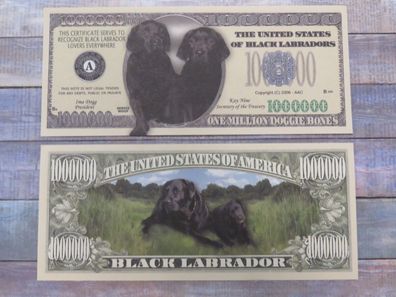 2 x 1 Million Dollar Souvenier Labrador Hunde (LH151)