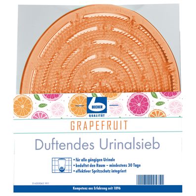 DR. BECHER Duftendes Urinalsieb Pink Grapefruit