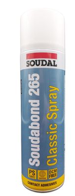 SOUDAL Soudabond 265 Classic Spray, Kontaktklebstoff, Sprühkleber, Primer