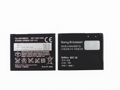 Original Sony Ericsson BST-39 Akku W380 W910i W508 Z555