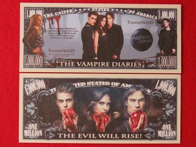 Vampir Diaries Supernatural - 1 Million Dollar Souvenier Schein (VD233)