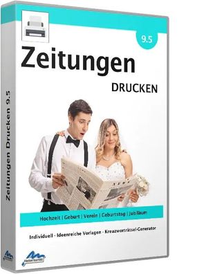 Zeitungen Drucken 9.5 Professional -Individuell gestalten - PC Download Version