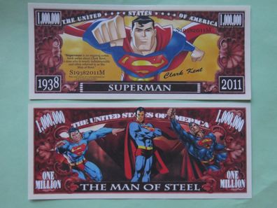 Superman (Clark Kent ) - 1 Million Dollar Souvenier Schein (SM247)
