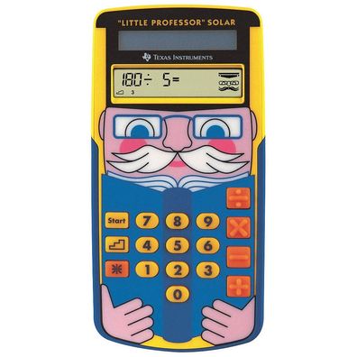 Texas Instruments Little Professor Rechentrainer (für Vor- und Grundschule, Solarb...
