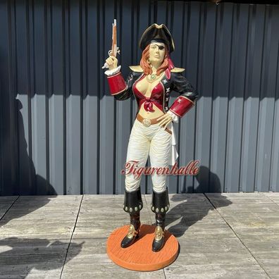 Piraten Frau Butler Pin Up Erotikfigur Figur Statue Skulptur Fan Dekoration Deko