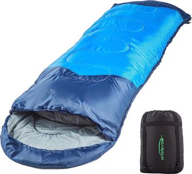 anaterra® Schlafsack Sleepy Mumienschlafsack 3 Jahreszeiten Camping Outdoor