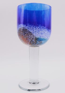 Hans Jürgen Richartz Art Collection - Pokalglas Postmodern Kunstglas #Z