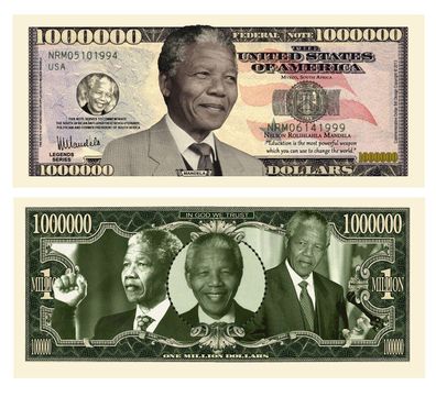 Nelson Mandela 1 Million Dollar Souvenier Schein (NM607)