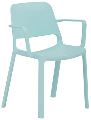 Stapelstuhl Biel Stuhl 4-Fuß Blau