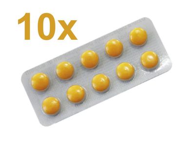 Allochol 10 x 10 Tabletten gelb Aktivkohle trockene Galle Knoblauch