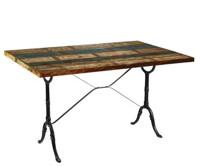 TOPS&TABLES Tischplatte 180x100 Altholz Bunt