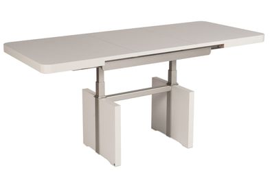 Büro Schreibtisch Dekor Weiß 68x110-150