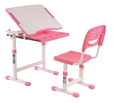 Schreibtisch mit Stuhl Comfortline MDF Rosa