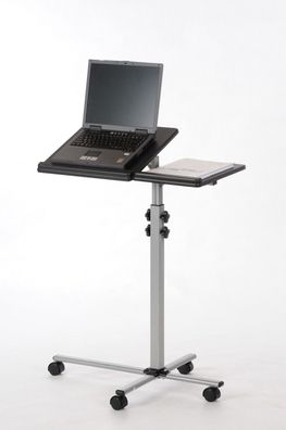 Laptop-Tisch Tom MDF und Metall Schwarz