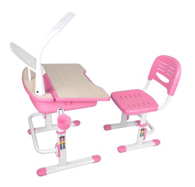 Schreibtisch mit Stuhl Comfortline MDF Rosa