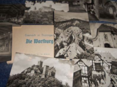 Leborello / Lot von Fotos---Eisenach in Thüringen- Die Wartburg