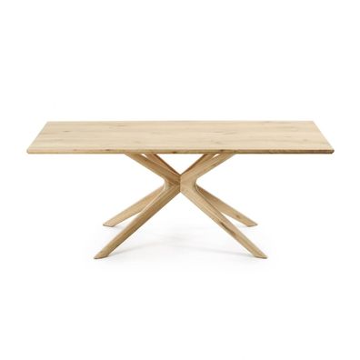 Tisch Armande 180 x 90 cm aus Eichenfurnier