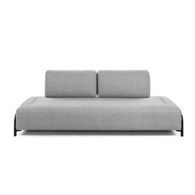Sofa Compo 3-Sitzer Modul hellgrau 232 cm