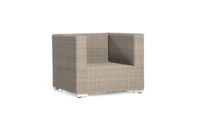 Lounge-Sessel Residence Polyrattan Kunststoffgeflecht Stone-Grey