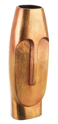Deko Vase Skulptur Asmita Messing Gold 6x5x39
