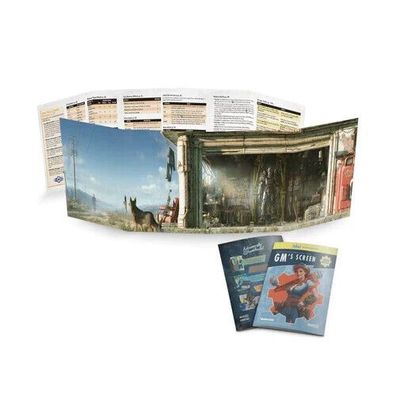 MUH0580219 Fallout: The Roleplaying Game - GM Screen + Booklet + Flysheet