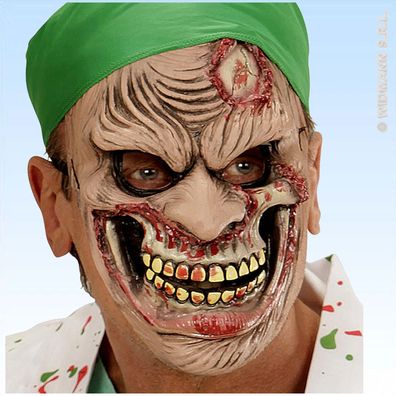 Halbmaske Zombie Arzt Horror Faschingsmaske Maske Karneval Halloween