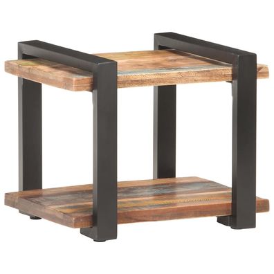 Nachttisch aus Massivholz Mehrfarbig 50x40x40 cm