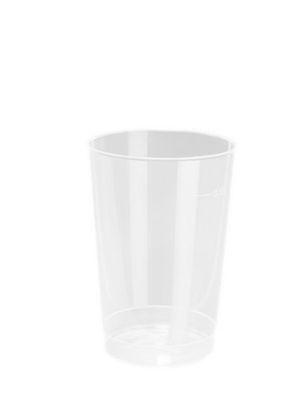 Trinkglas aus Polypropylen mit Eichstrich 200ml - 40 Stück
