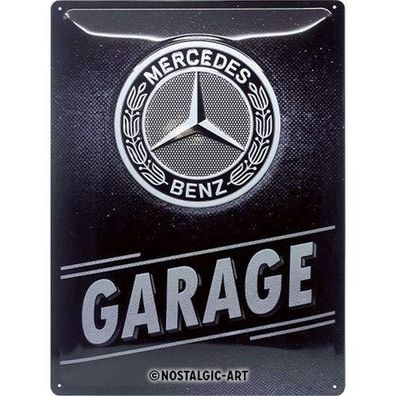 Nostalgic-Art - Blechschild 30 x 40 cm - Mercedes-Benz - Garage