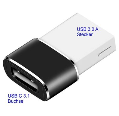 USB Adapter USB-C 3.1 Buchse auf USB-A 3.0 Stecker, Samsung, 1St.