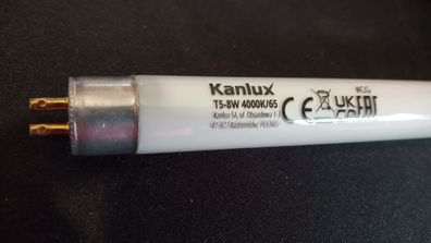 KanLux T5-8w 4000K/65 CE UK CA EAC CE coolwhite "alte" "Neon"-Röhre = kein/ no LED
