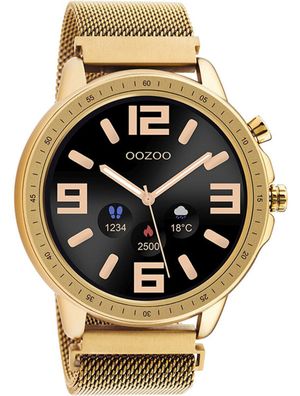ooZoo Smartwatch Q00307 Ø43 Unisex Milanaiseband Digital Blutdruck Sportmodus