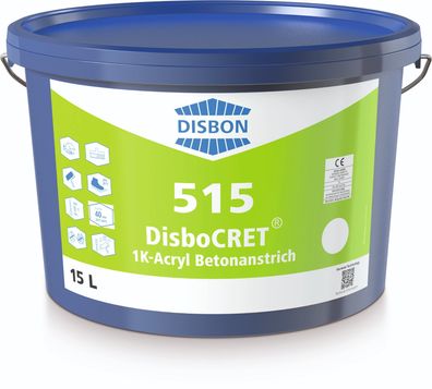 Disbon 515 DisboCRET 1K-Acryl-Betonanstrich 15 Liter weiß