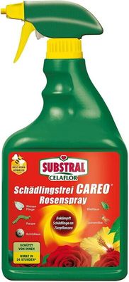 Schädlingsfrei Careo Rosenspray 800 ml Zierpflanzen Spray anwendungsfertig