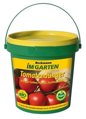 Original Beckmann Tomaten DÜNGER 1 kg Gemüsedünger für Bio-Anbau