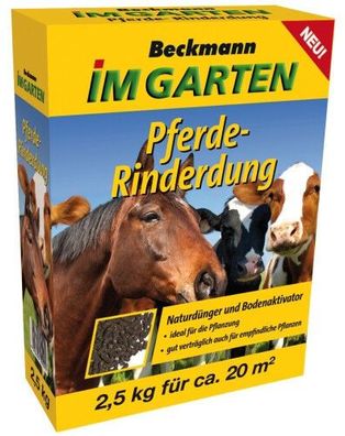 Pferde Rinderdung Naturdünger Gartendünger 2.5 kg pelletiert