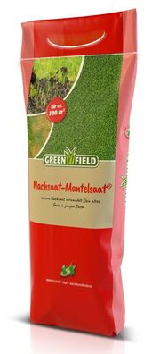 Greenfield Rasen Nachsaat Mantelsaat Mischung 5 kg für ca. 250 m² Rasensamen