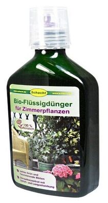 Bio Dünger für Zimmerpflanzen organischer Flüssigdünger 350 ml Schacht