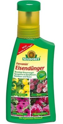 Neudorff Eisendünger Ferramin Blattdünger Eisenmangel 250 ml