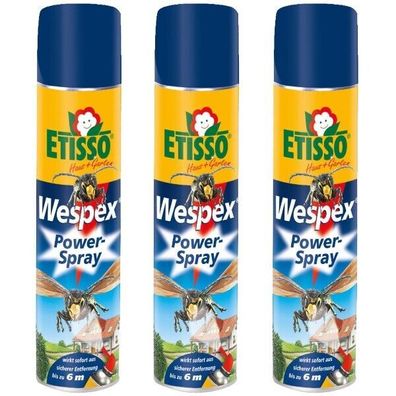 Frunol Delicia ETISSO® 3x 600ml Wespex Power-Spray Wespen Bekämpfung Nest Schutz