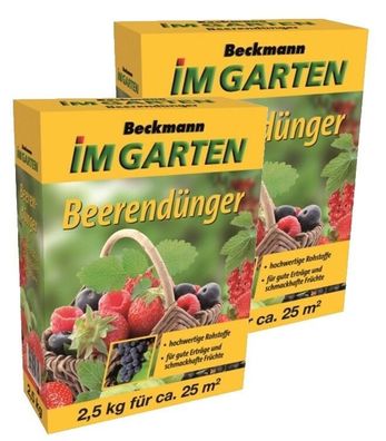 Beeren Dünger Organisch-mineralisch 5 kg Sparpack für ca. 50 m²