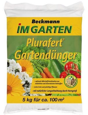 Gartendünger Universal organisch-mineralisch Plurafert 5 kg für ca. 100 m²