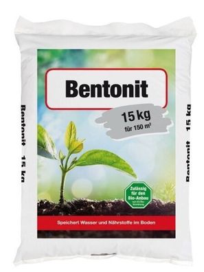 Beckmann Bentonit Bodenverbesserer Bodenhilsstoff 15 kg für ca. 150 m²