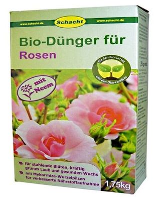 Rosendünger Bio Dünger für Rosen organisch 1,75 kg Schacht