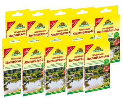Neudorff Stechmücken Frei Neudomück 10er Sparpaket 100 Tabletten